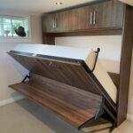 wall bed with desk
