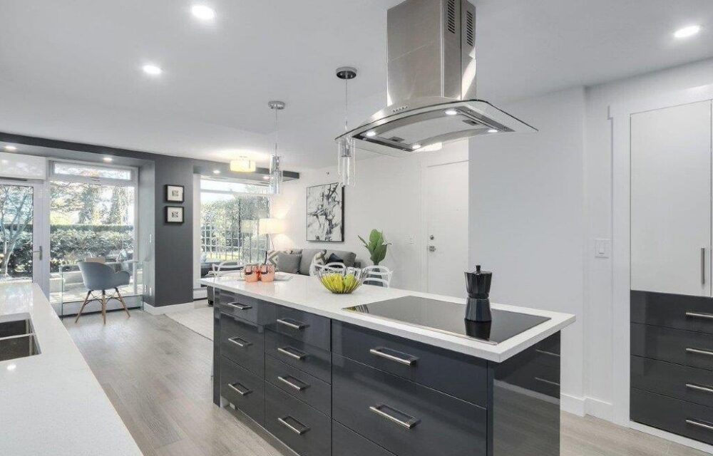 Commercial bar with custom cabinetry and illuminated countertop