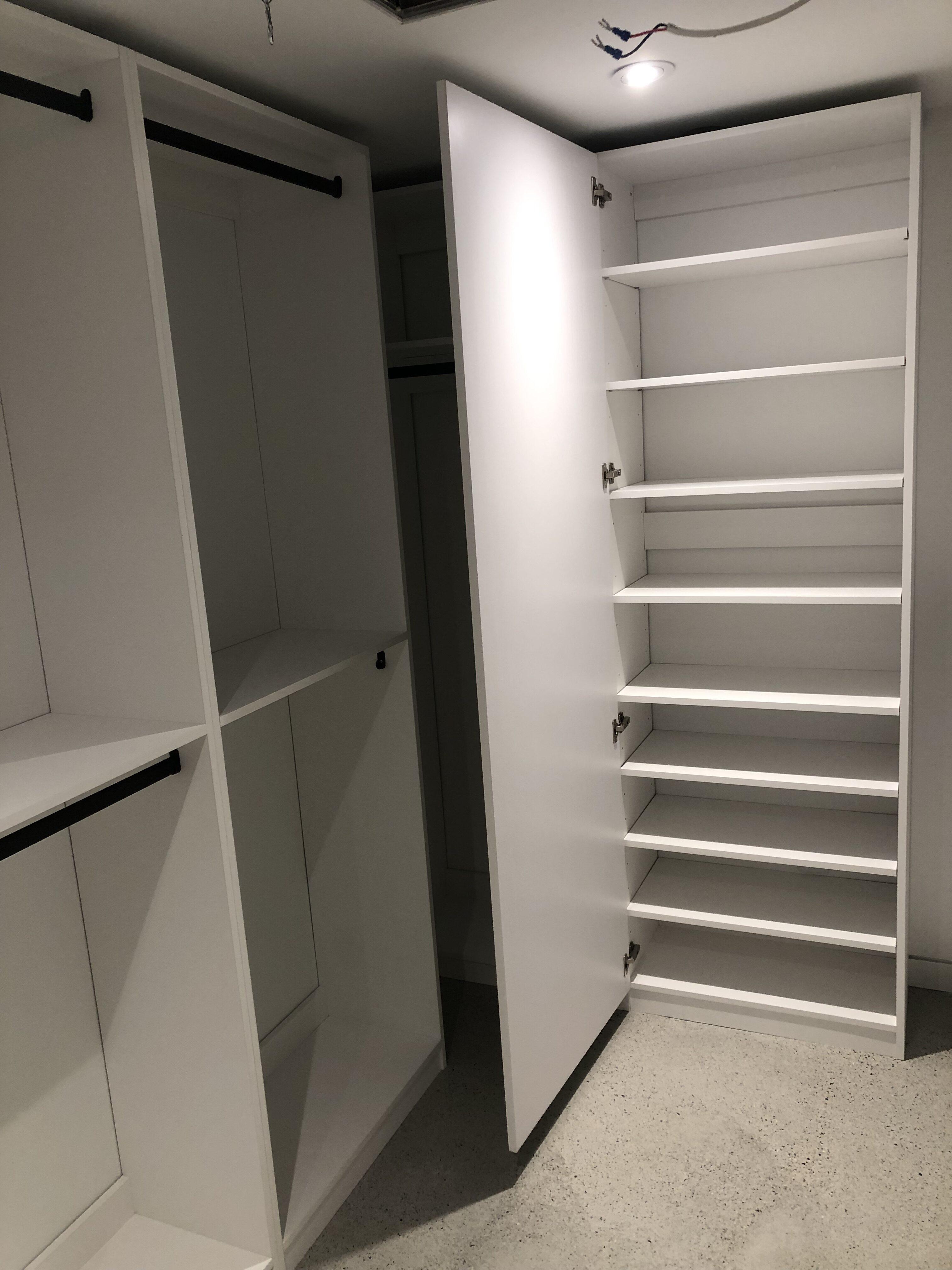walk-in closet | Reach-in closets | Murphy bed | Instant Bedrooms