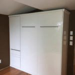 wall bed and side cabinet