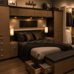 Fitted bedrooms with storage solutions