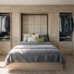 Fitted bedrooms with storage solutions